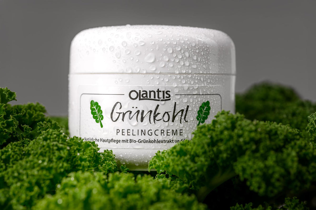 Grünkohl-Peelingcreme