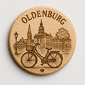 Holzmagnet "Fahrrad"