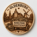 Holzmagnet "Kohltourhauptstadt"