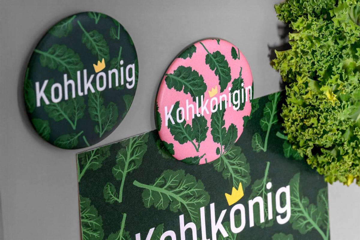 Grünkohl Bierdeckel-Set