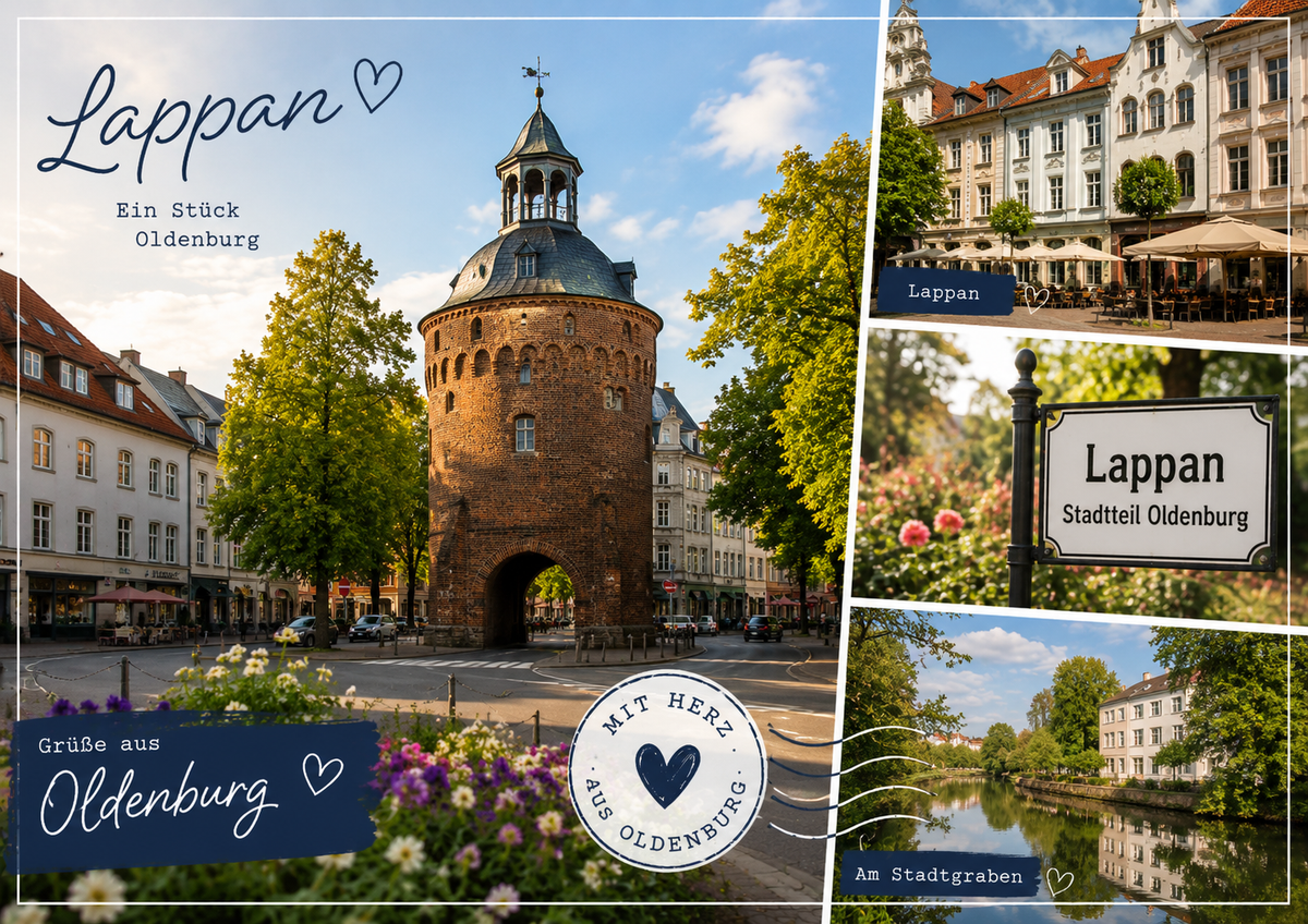 Postcard "Lappan"