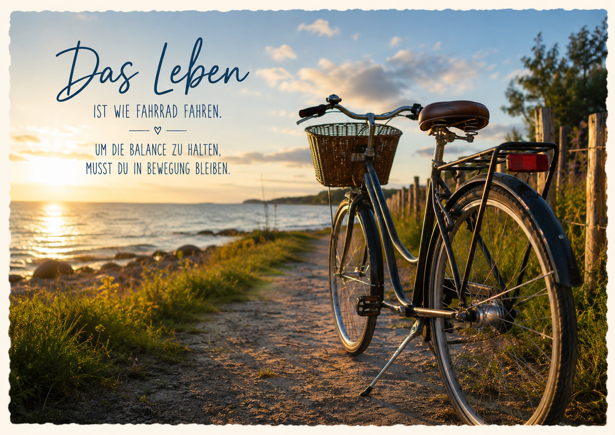 Postcard "Bicycle"