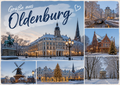 Postcard: Greetings from Oldenburg "Wintery Oldenburg"