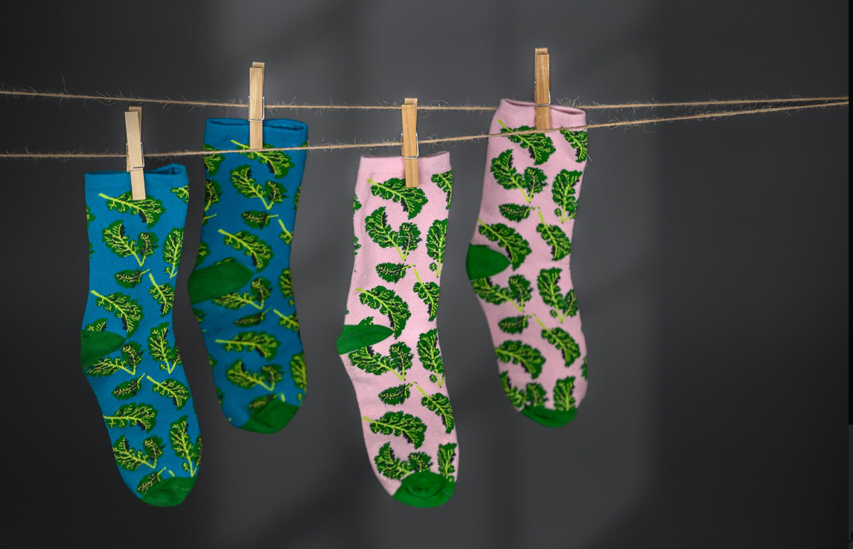 Grünkohlsocken